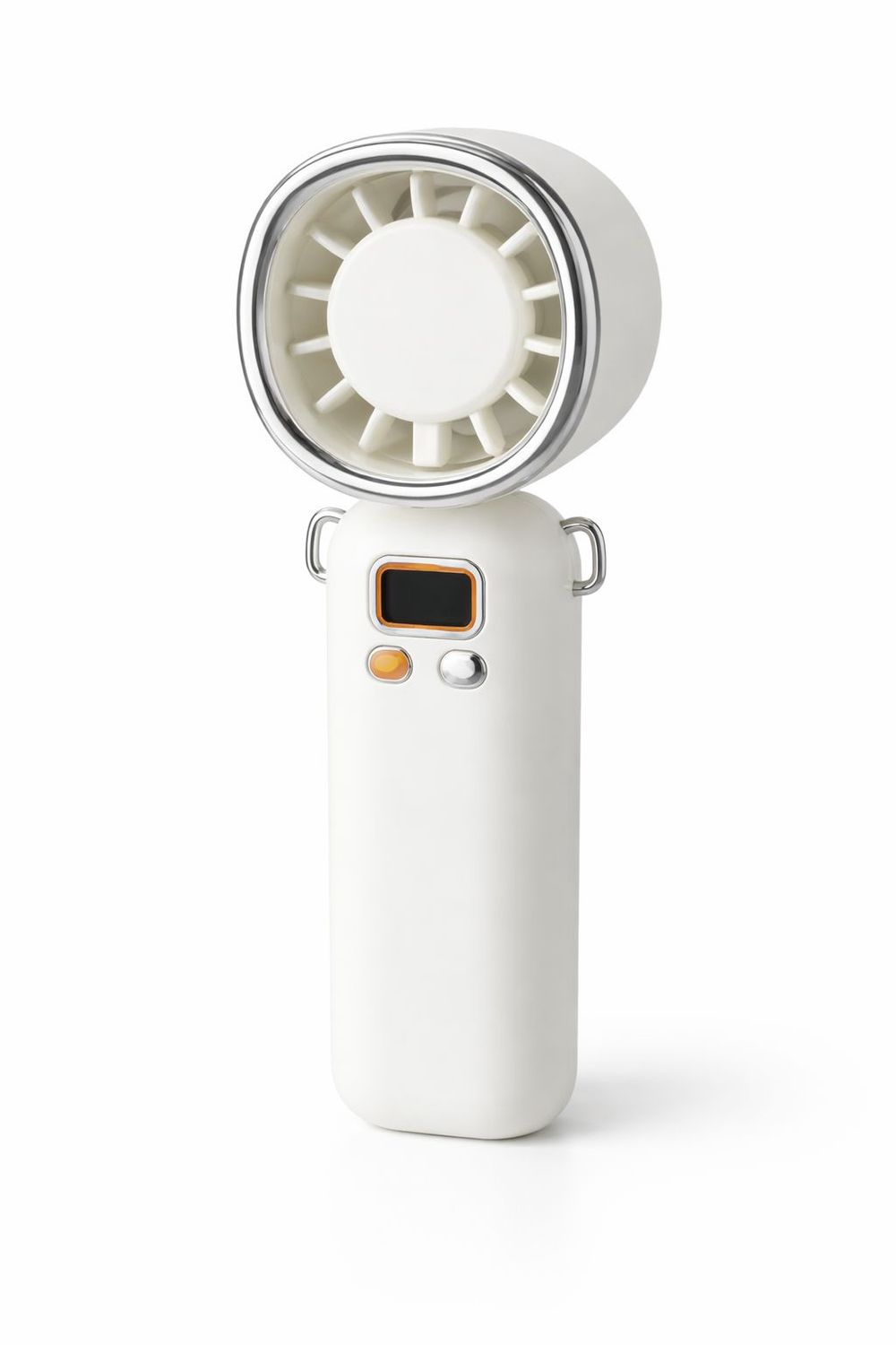 AY05 High Speed Brushless Digital Display Handheld Fan  (100 levels)-WHITE