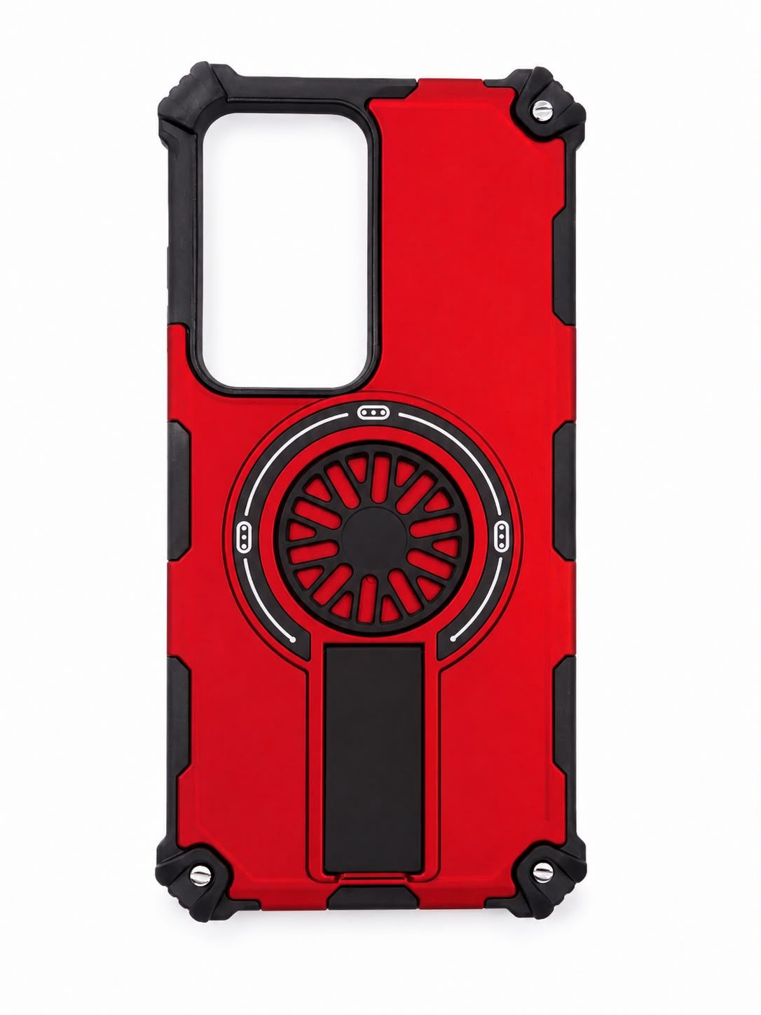 CD Texture Design Magnetic Car Mount Friendly Hybrid Case for Moto G 5G 2025/2026 - G Play 2026- Red