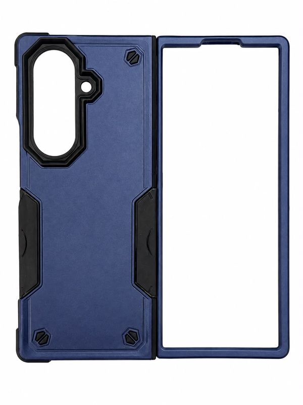 For Samsung Z Fold 7 Exquisite Tough Shockproof Hybrid Case Cover - Blue
