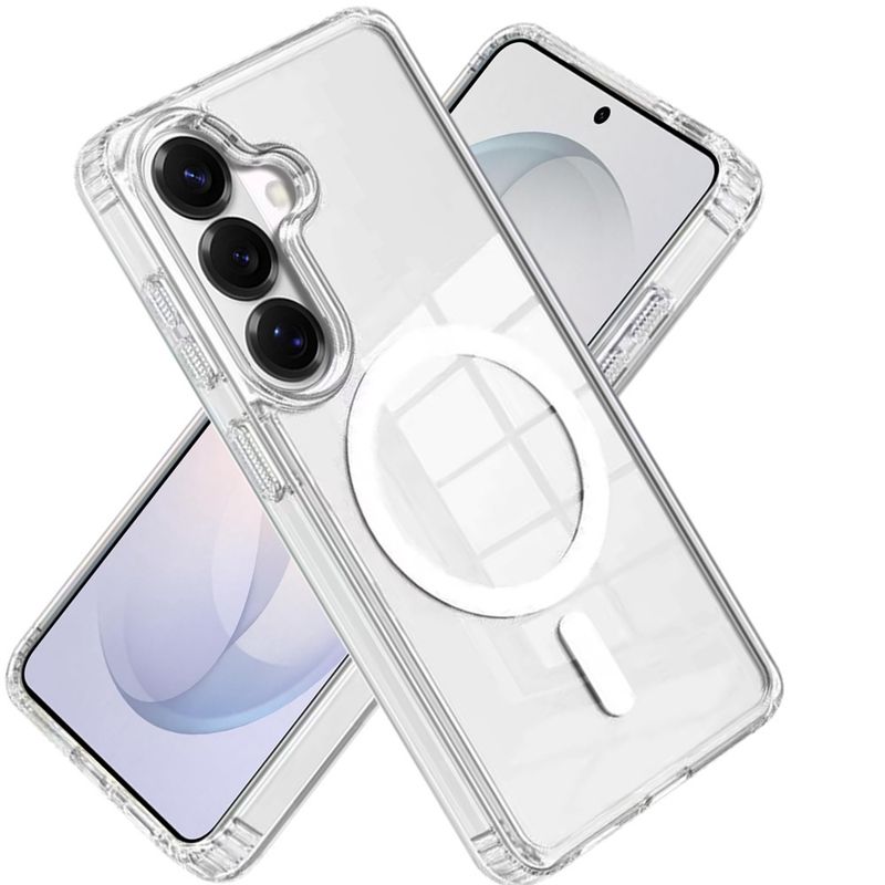 TRUE Transparent (Magnetic Circle) Shockproof Hybrid for Samsung s26 - Clear
