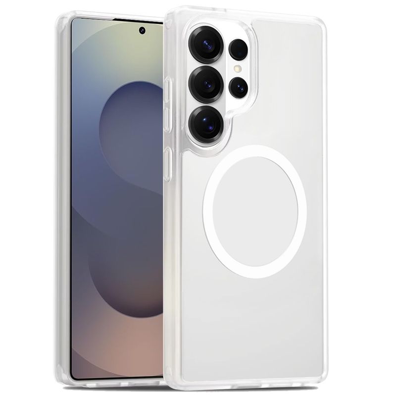 [Magnetic Circle] Smooth Safe Matte Feel Hybrid Case for Samsung s26 Ultra- Clear