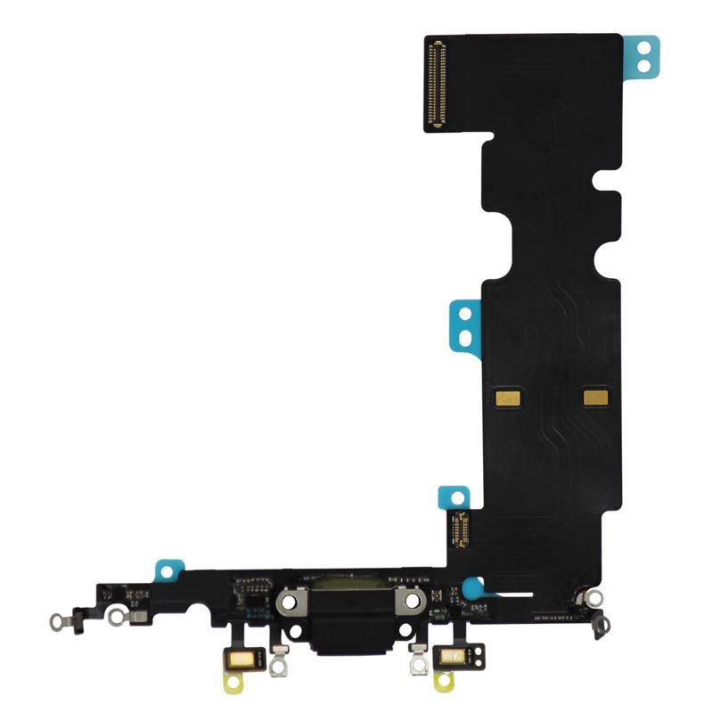 Aftermarket - Charging Port for iPhone 8 Plus (Black)