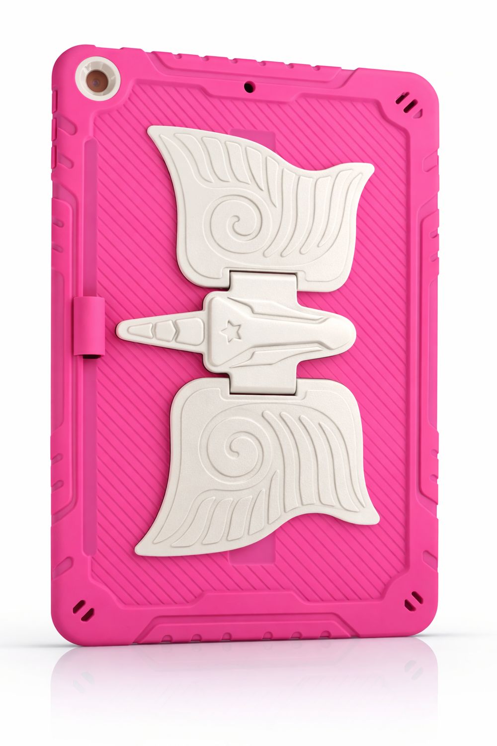 IPAD 10.2 Unicorn iPad case (HOT PINK/WHITE)