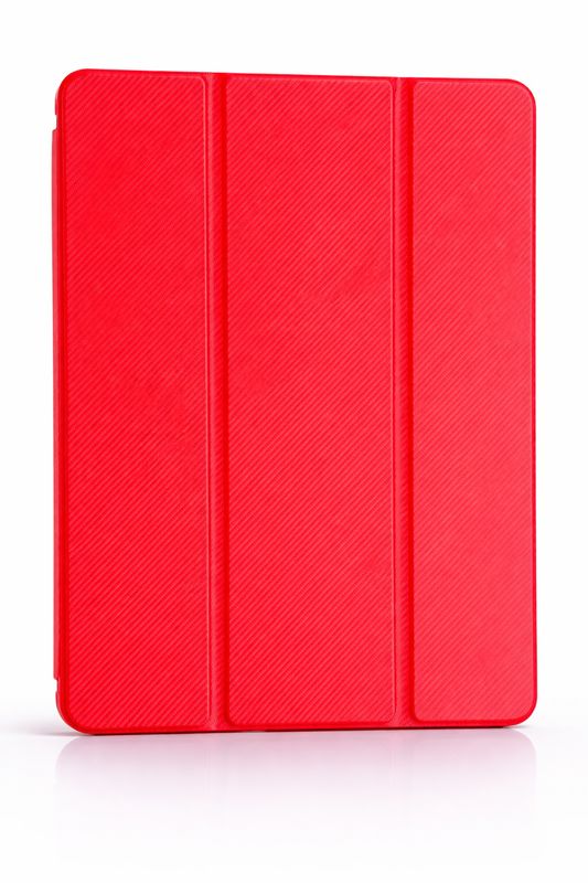 IPAD 10.2 RED LEATHER WALLET CASE