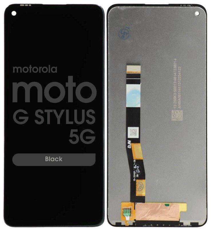 Refurbished - LCD Screen and Digitizer Assembly for Motorola Moto G Stylus (XT2115 / 2021) (No Frame) (Black