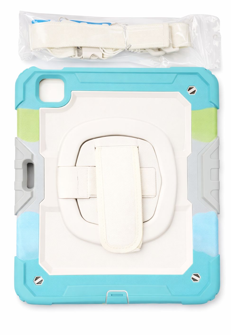 Rainbow Tablet b CAse with Sholder Strap Ipad Pro11 (10.9)