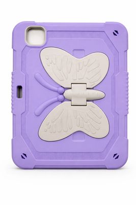 Butterfly Kickstand CAse For Ipad Pro 11 2024 (Purple)