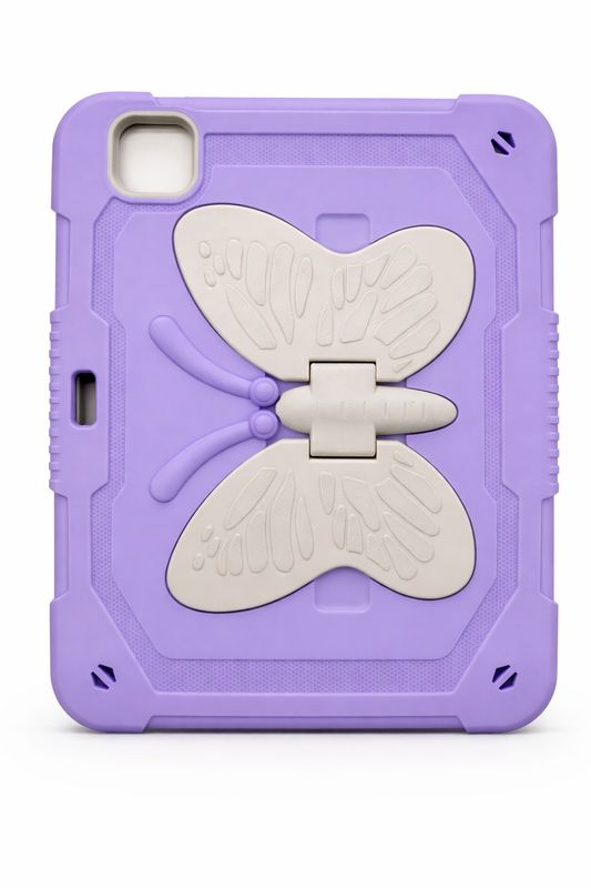 Butterfly Kickstand CAse For Ipad Pro 11 2024 (Purple)