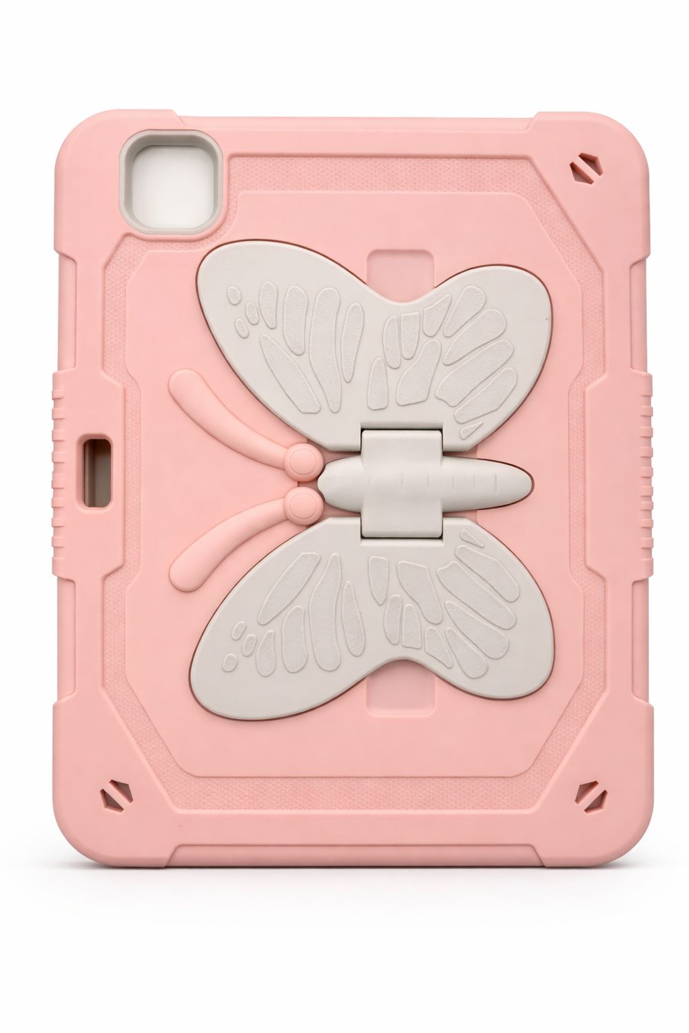 Butterfly Kickstand CAse For Ipad Pro 11 2024 (Pink)