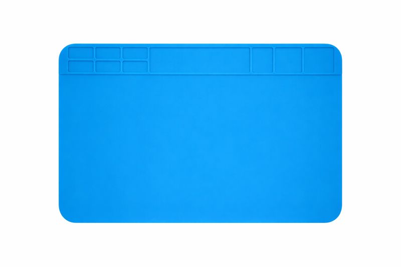 TE-509 Blue Phone Computer Repair Silicone Thermal Insulation Welding Platform (12*8.5)