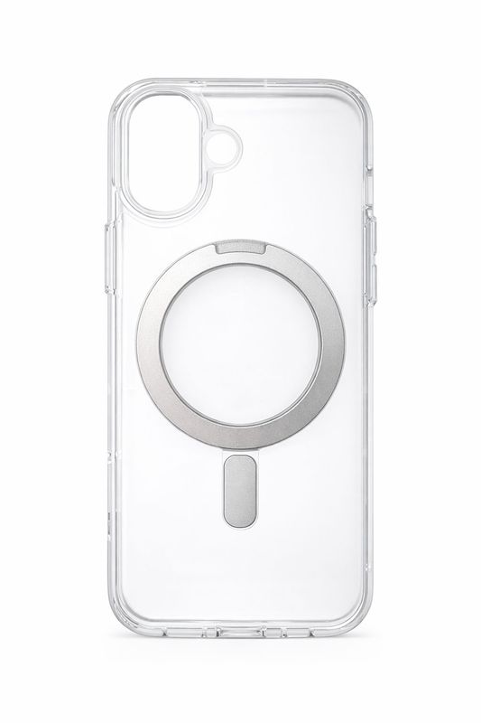 Transparent Magnetic Bracket Phone Case (MagSafe Compatible) for Iphone 17