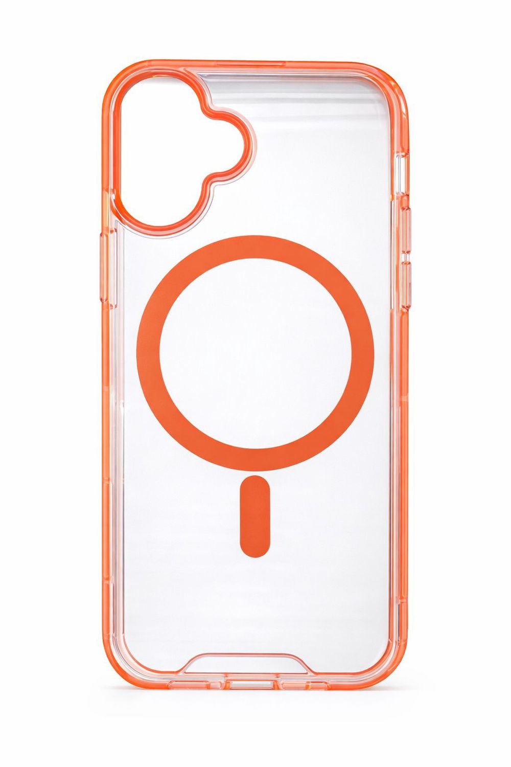 LY Clear Magsafe Case for Iphone 17- Orange Accent