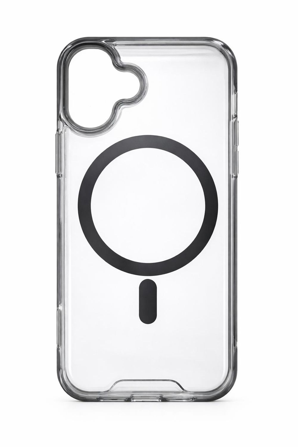 LY Clear Magsafe Case for Iphone 17- Black Accent