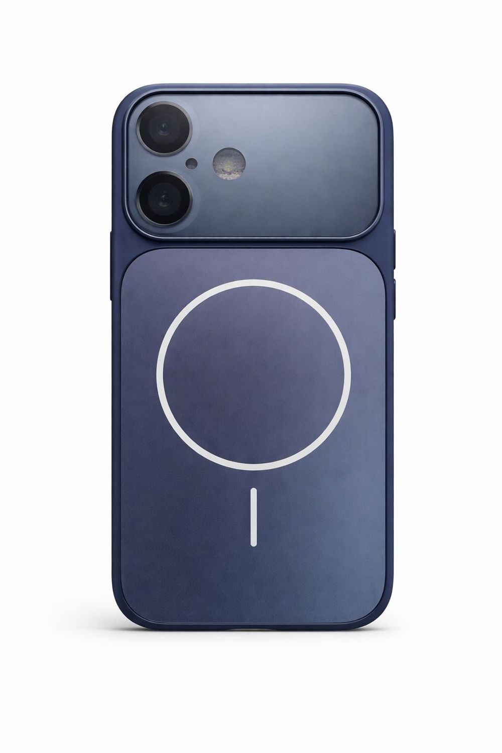 Corning Glass Matte Plated Magnetic Phone Case for Iphone 17- Midnight Blue