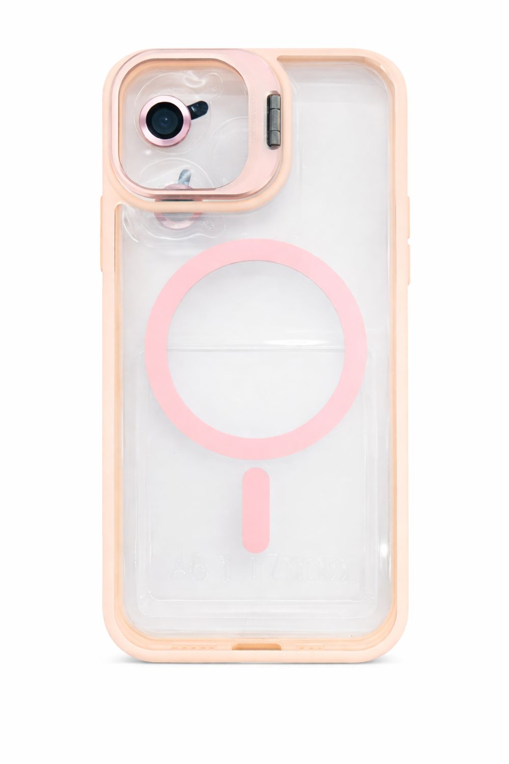 U1 Magnetic Case+Lens Stand with camera protector Iphone 12 (Pink)