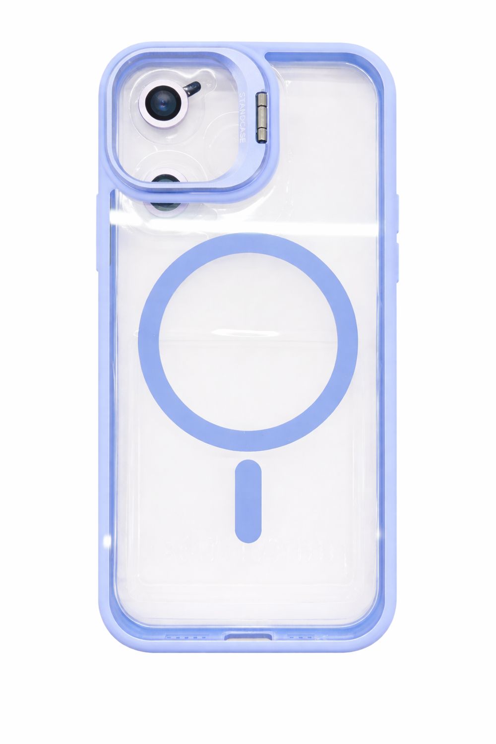 U1 Magnetic Case+Lens Stand with camera protector Iphone 12 ( Purple)