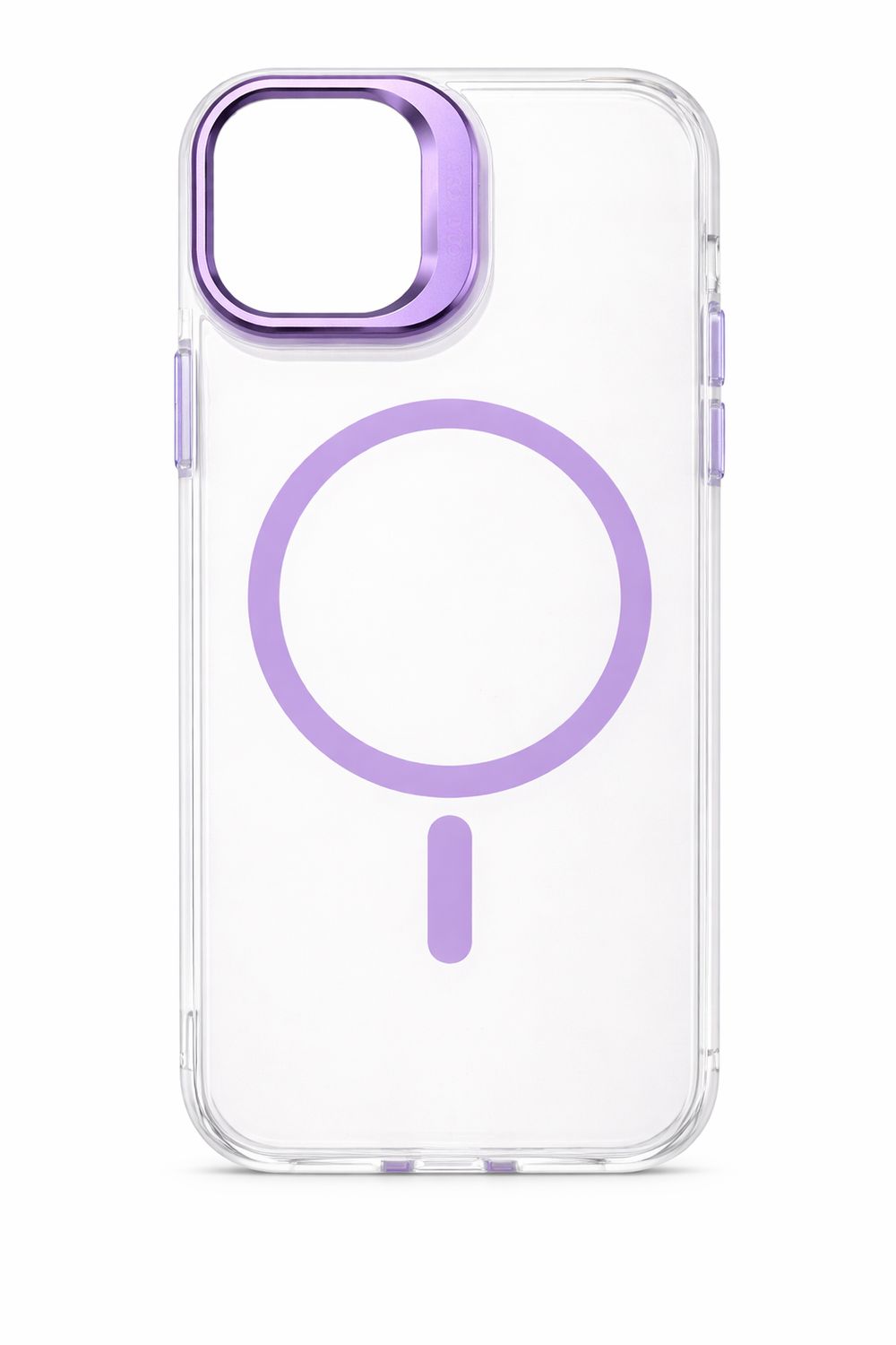 TRANSPARENT CASE  Iphone 12/12 Pro (Purple)