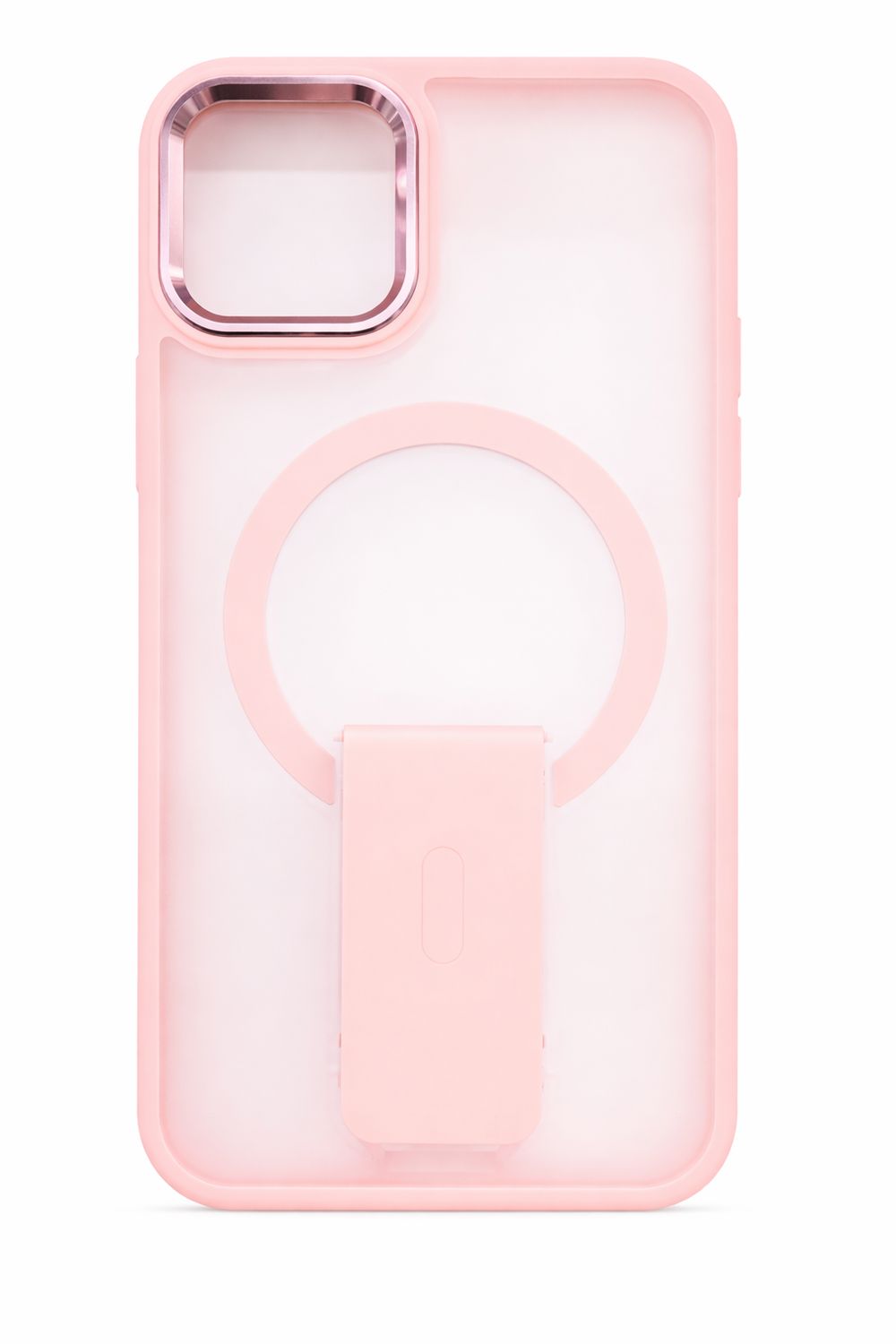Anti-fall fulcrum bracket magnetic case Iphone 12/12 Pro (Pink)