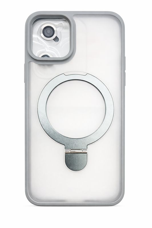 U3 Magnetic Kickstad Case + camera protector Iphone 12 (Gray)