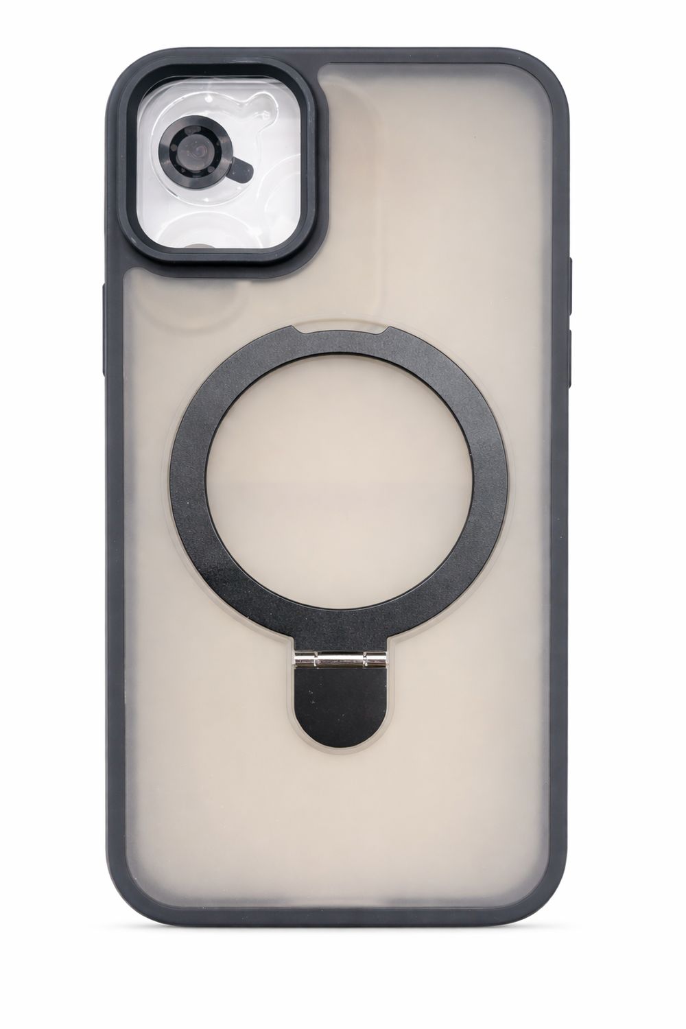 U3 Magnetic Kickstad Case + camera protector Iphone 12 (Black)