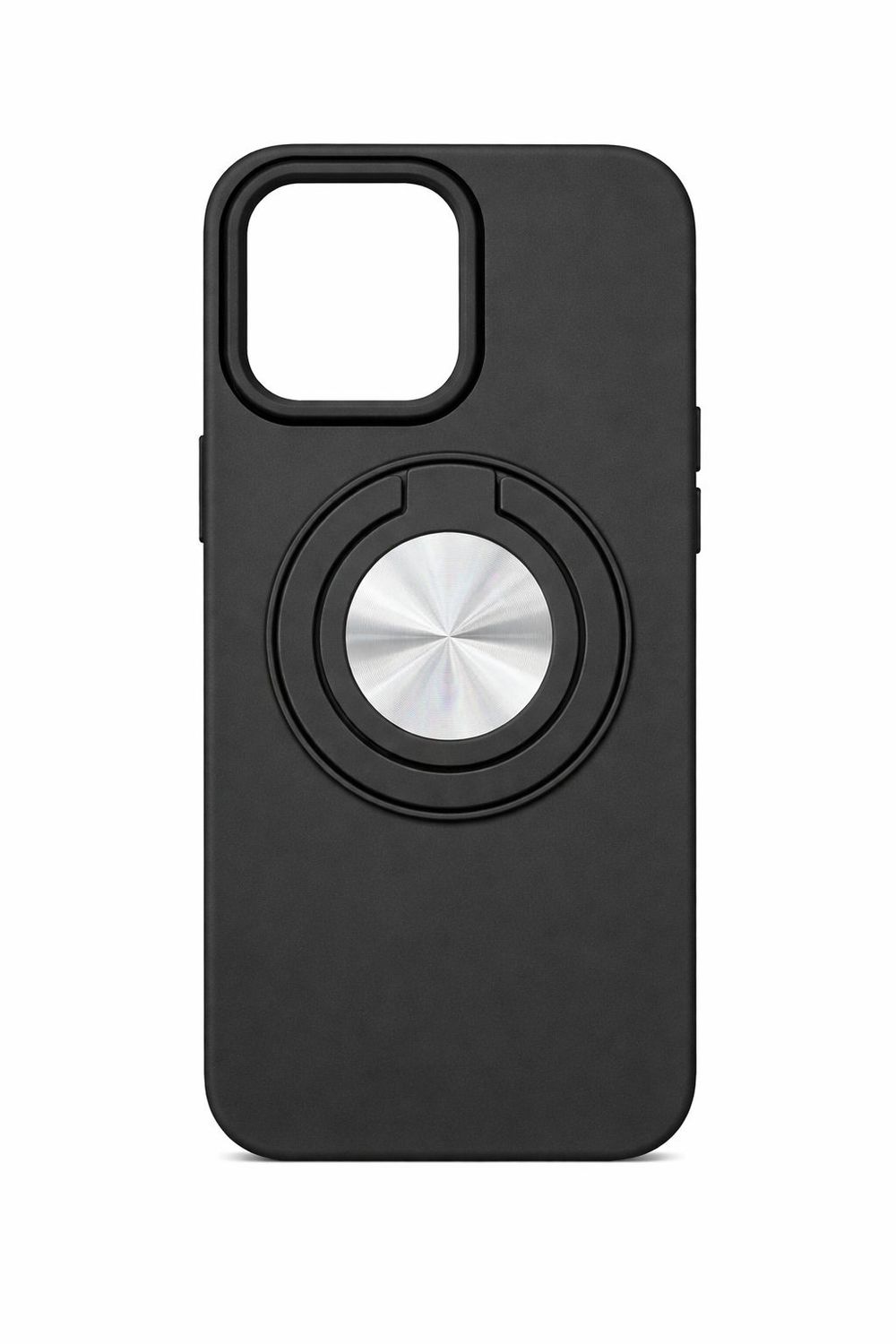 Sleek Magnetic Ring Holder Case for Iphone 12/12 Pro -Black