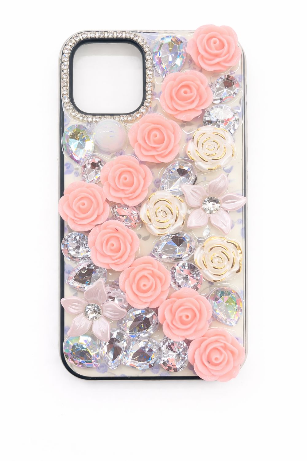 FL diamond case Iphone 12/12 Pro (Pink)