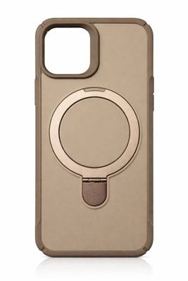JS Magnetic Kickstand Case Iphone 12/12 Pro (Beige)