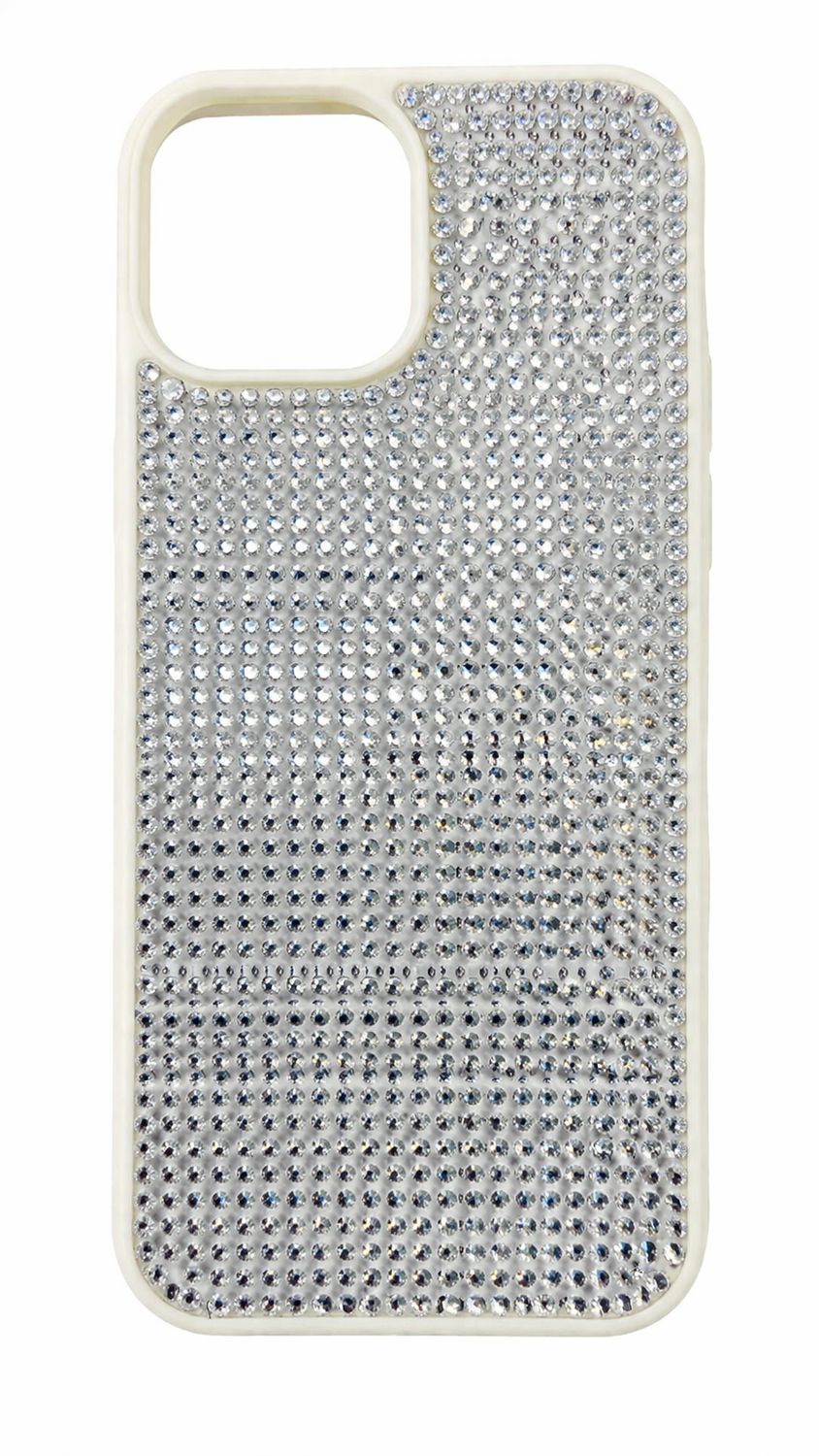 Swaro Star S1 Bling Case Ipone 12/12 Pro (White)