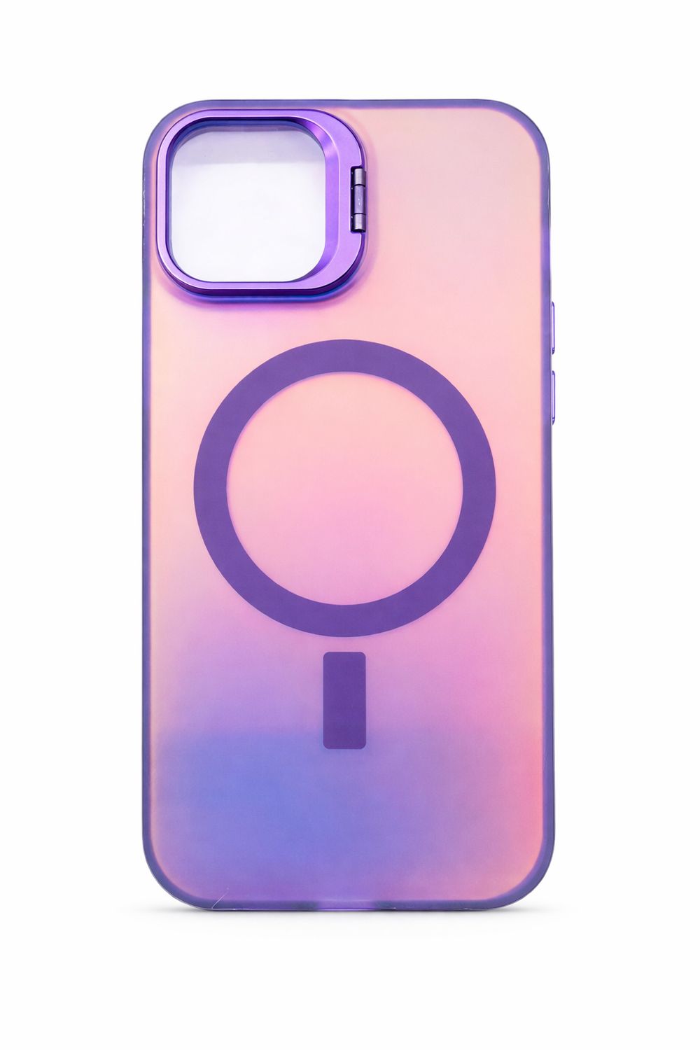 Hardware bracket chameleon Magsafe Case Iphone 12/12 Pro (Purple)