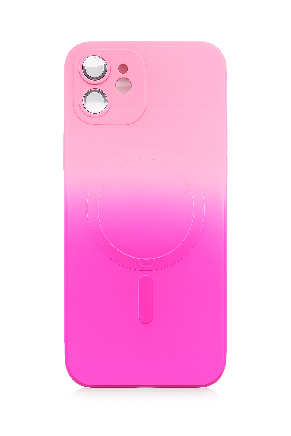 Gradient Magsafe with Camera Lens Iphone 12 (Pink/HotPink)