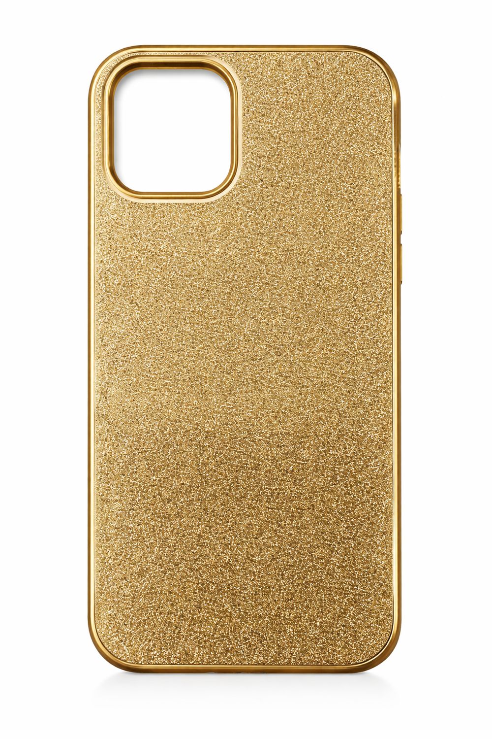 Glitter powder three in one mobile phone case Iphone 12/12 Pro (Golden)