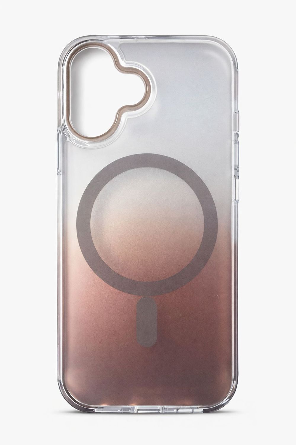 Frosted Gradient Ombre Magsafe for Iphone 17-Desert Brown