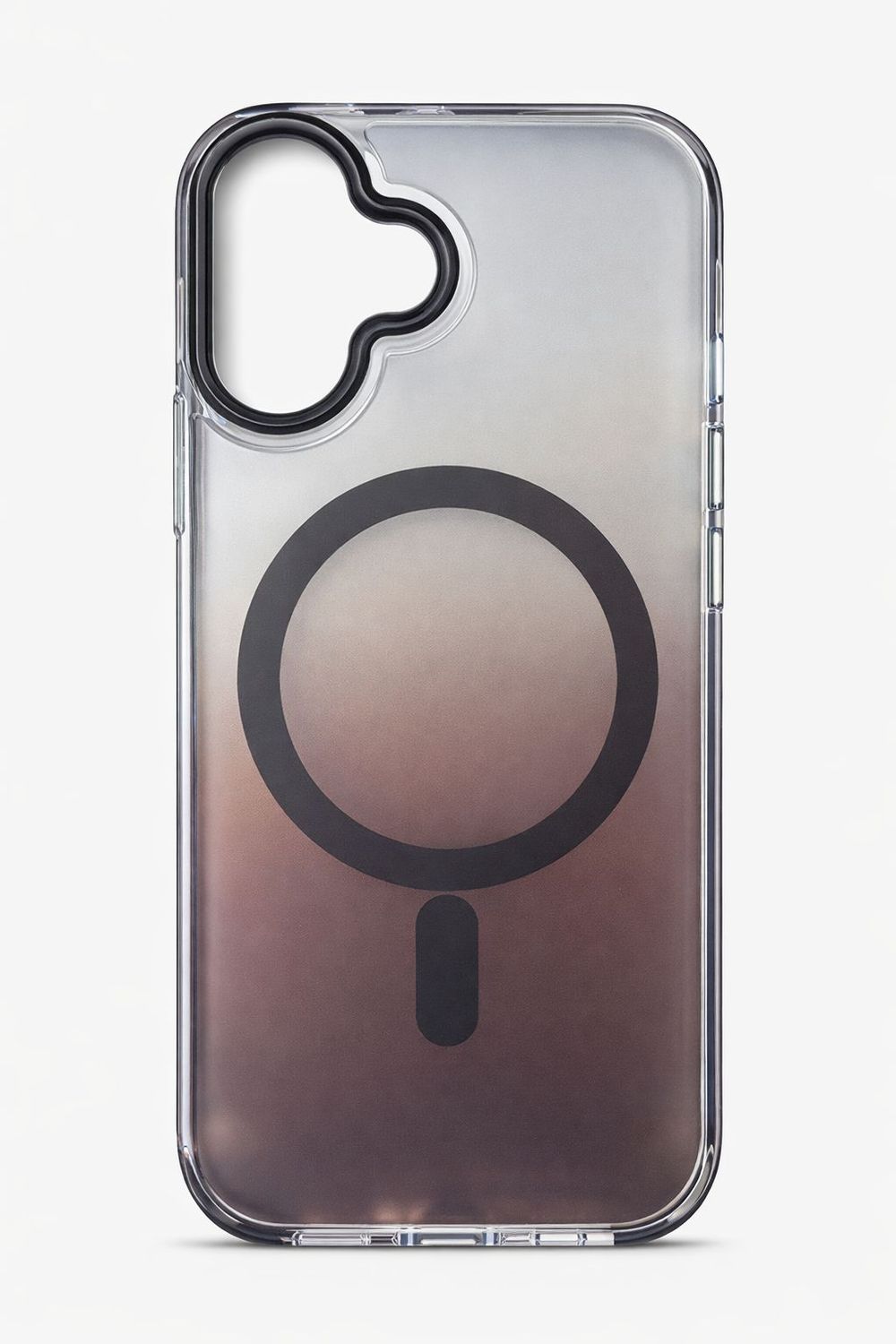 Frosted Gradient Ombre Magsafe for Iphone 17-Black