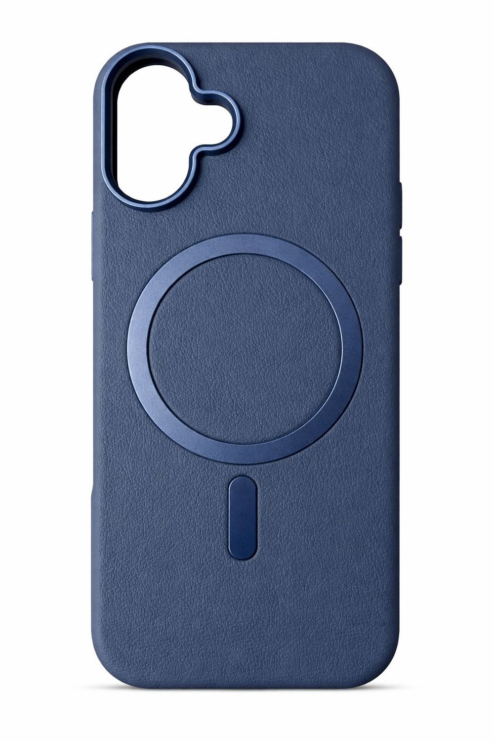 Premium Leather MagSafe Protective Phone Case for Iphone 17-Blue