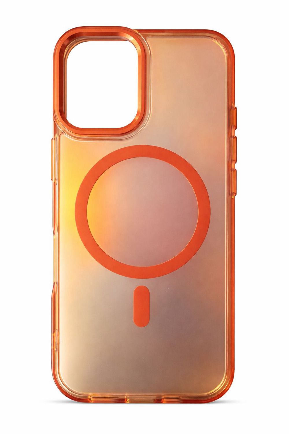 LY Rainbow MagSafe Shining C Case for Iphone 17- Gradient Orange