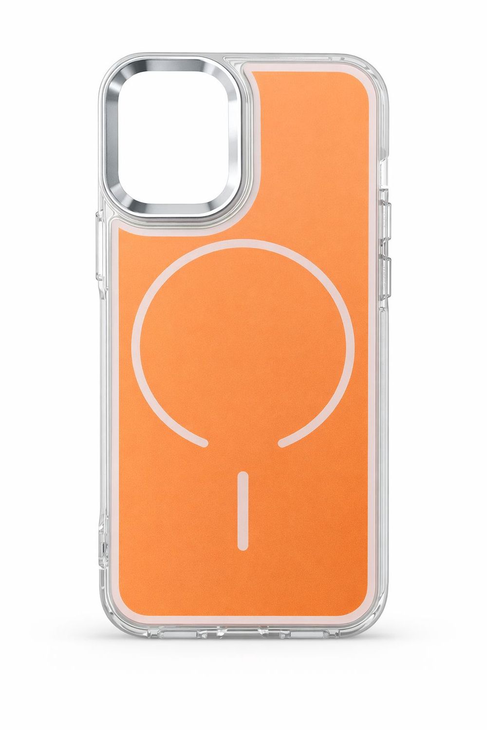 Frosted Colorful C Case Magsafe Case for Iphone 17- Orange