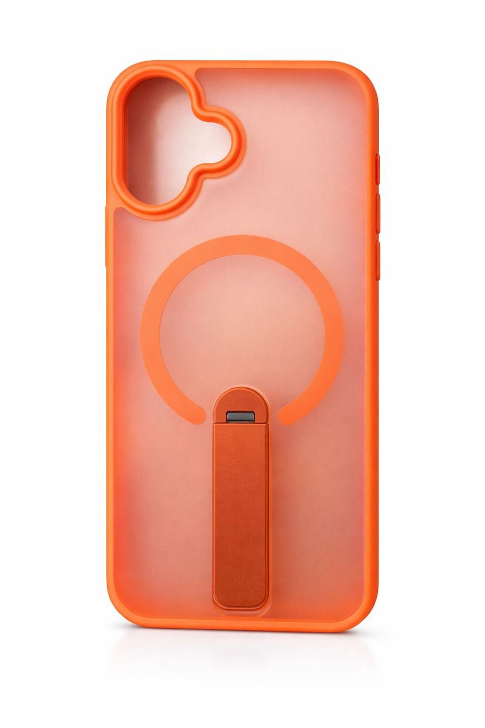 Magsafe Compatible O1 Skin Feeling Kickstand Case for Iphone 17-Orange