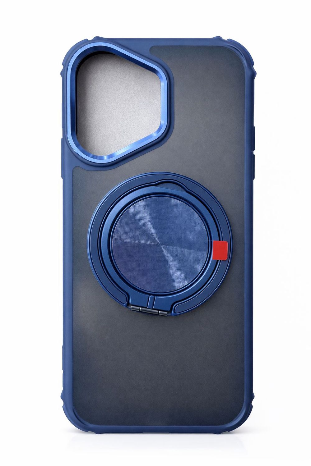 Premium Rainbow Matte Gear Rotating Bracket for Iphone 17- Blue