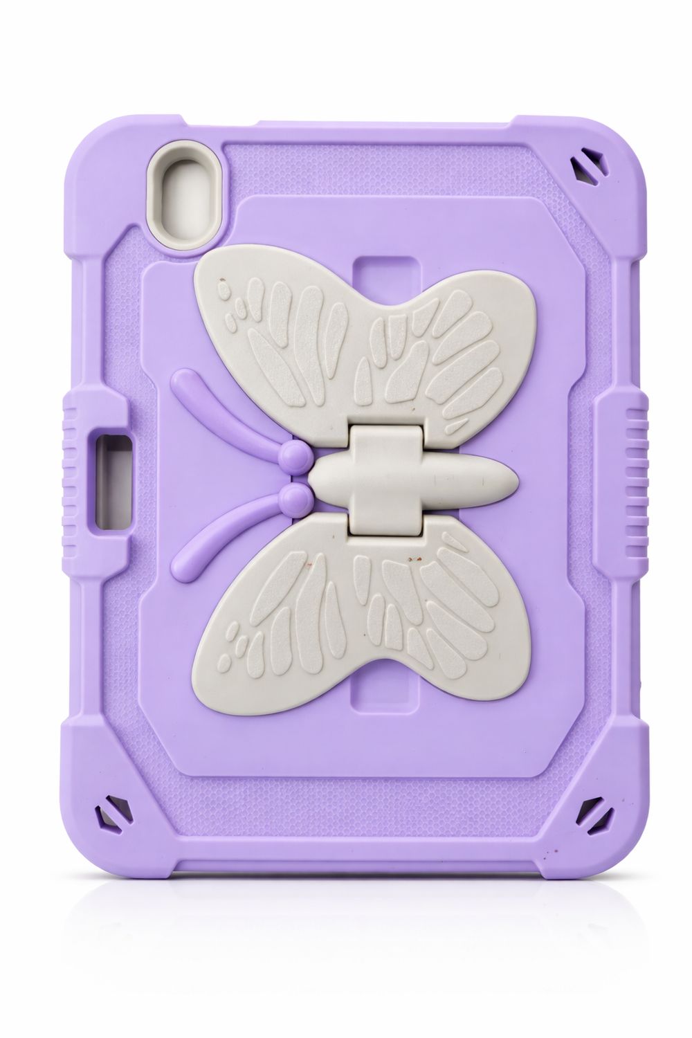 IPAD BUTTERFLY COMBO CASES FOR MINI 6/7 (PURPLE)