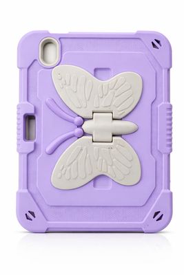 IPAD BUTTERFLY COMBO CASES FOR MINI 6/7 (PURPLE)