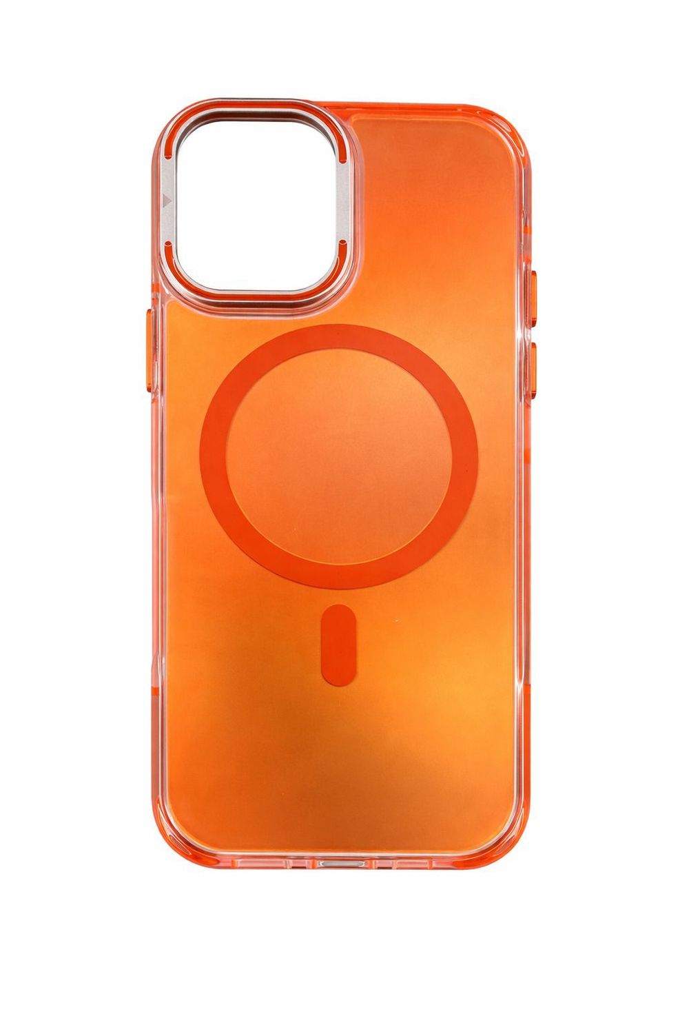 Gradient Finish A Case MagSafe Compatible with Camera Kick Stand for Samsung  Iphone 17–Orange