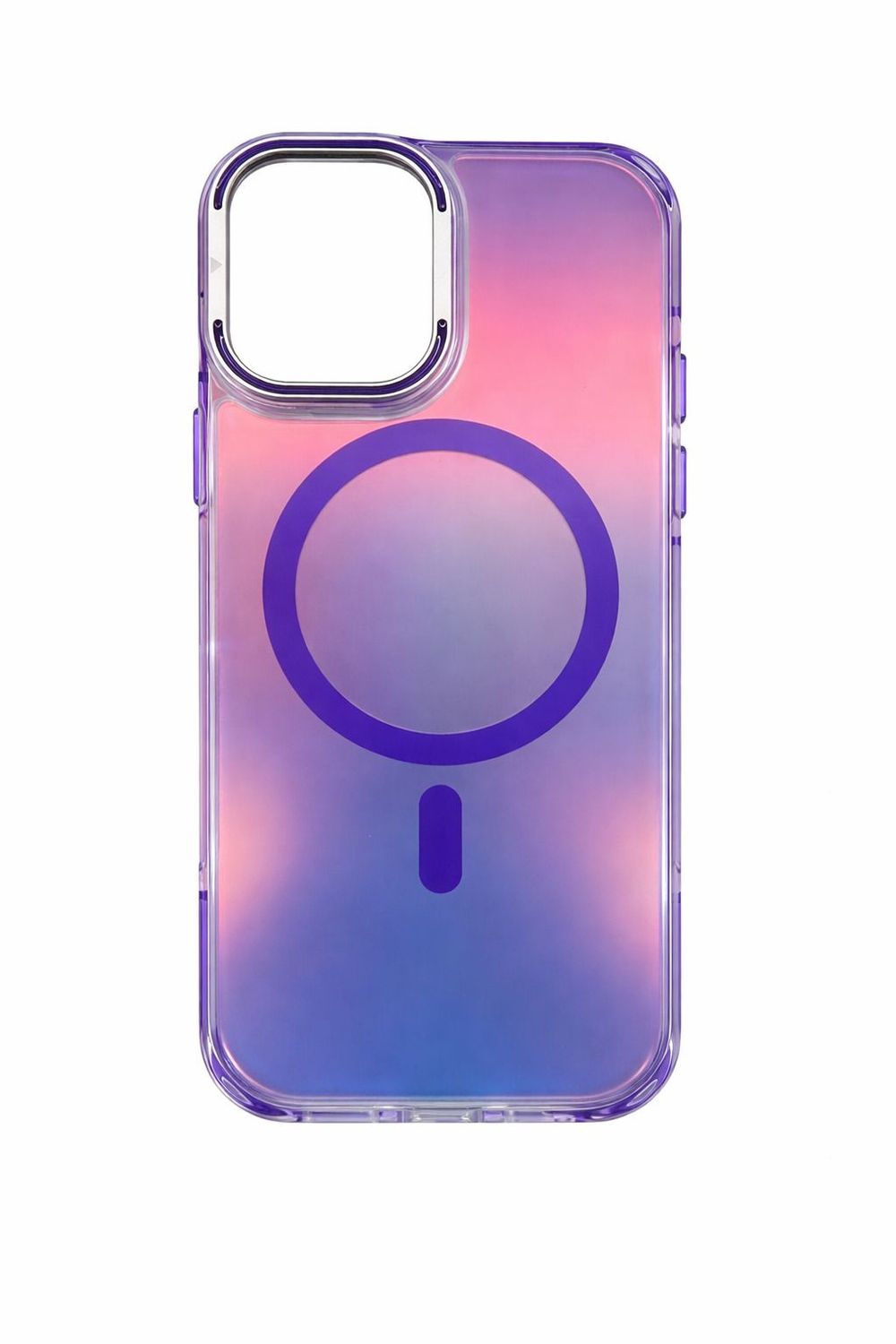 Gradient Finish A Case MagSafe Compatible with Camera Kick Stand for Iphone 17–Purple