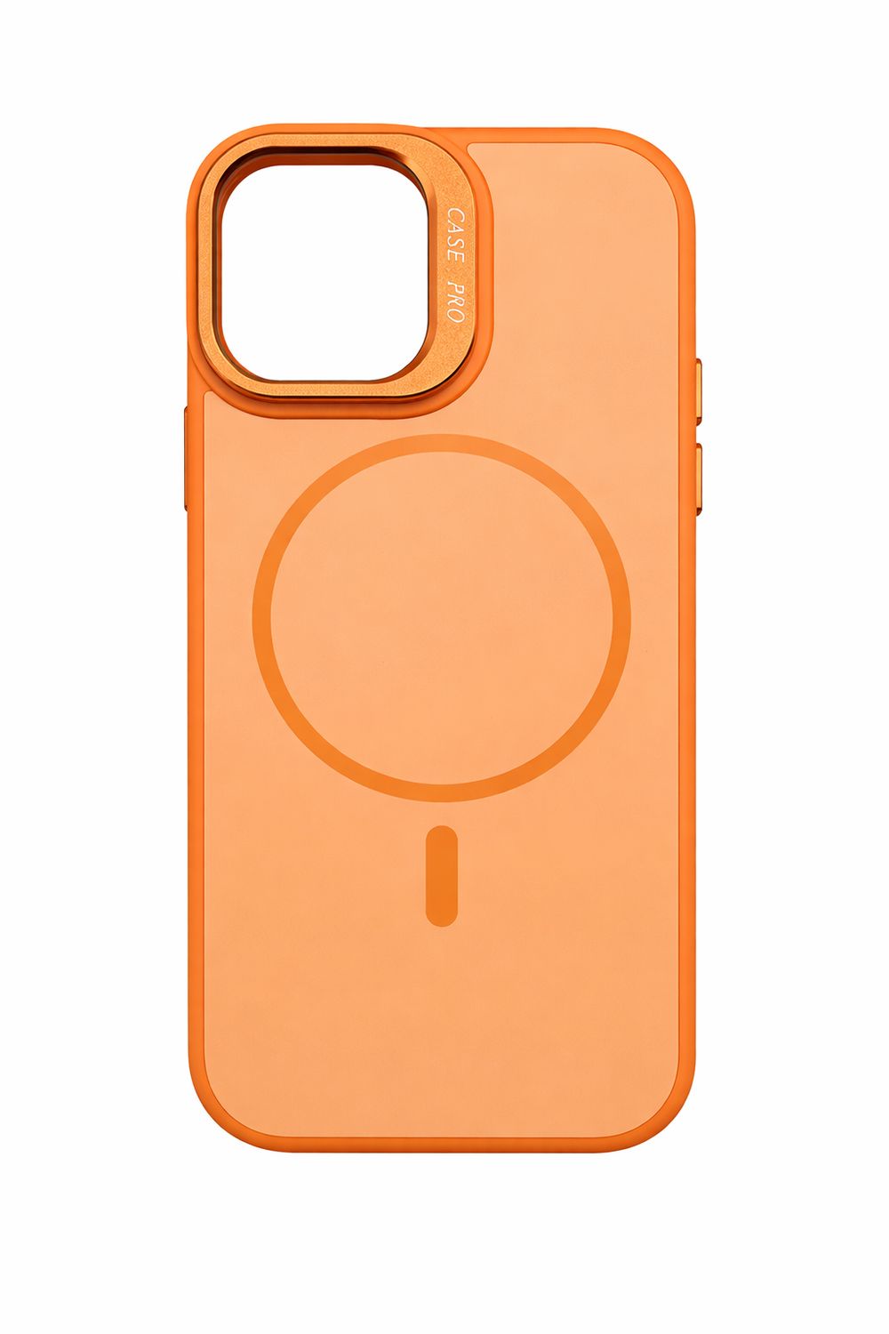 Matt Magsafe with Camera Kickstand for Iphone 17- Orange
