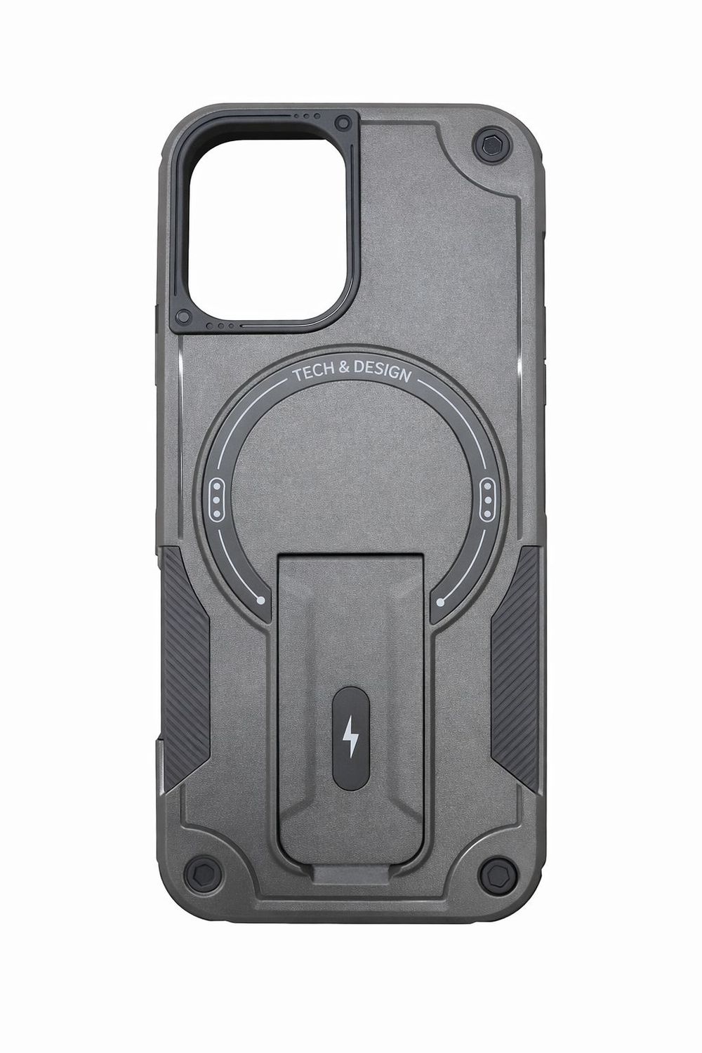 DJ Magnetic Kickstand Case for Iphone 17- Gray