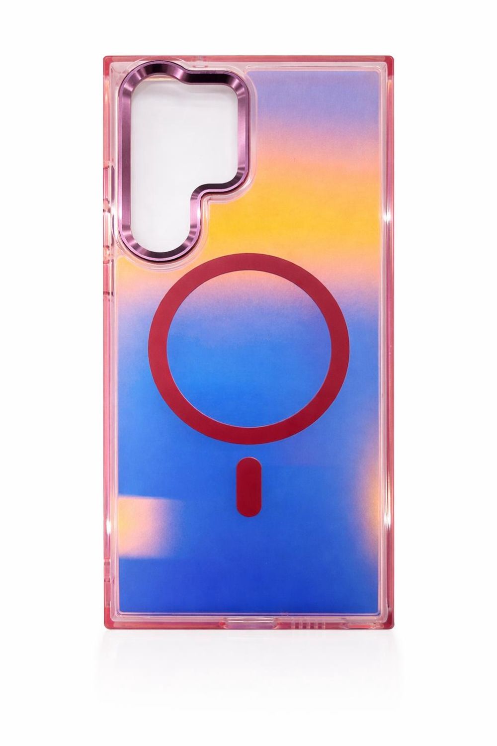 LY Rainbow MagSafe Shining C Case for S23 Ultra (Pink)