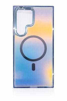 LY Rainbow MagSafe Shining C Case for S23 Ultra (Black)