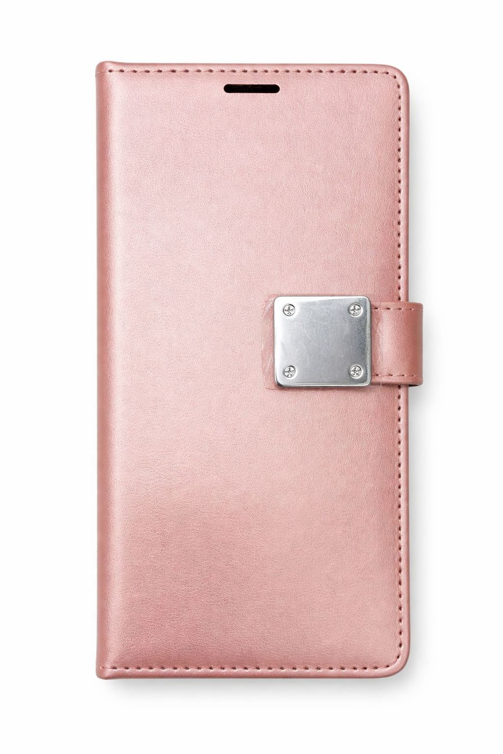 Wallet ID Card Holder Case for iPhone 17 - Rose Gold