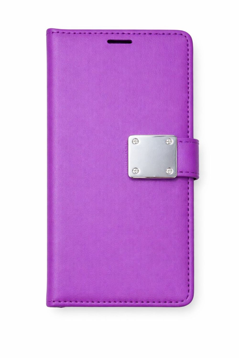 Wallet ID Card Holder Case for iPhone 17 - Purple