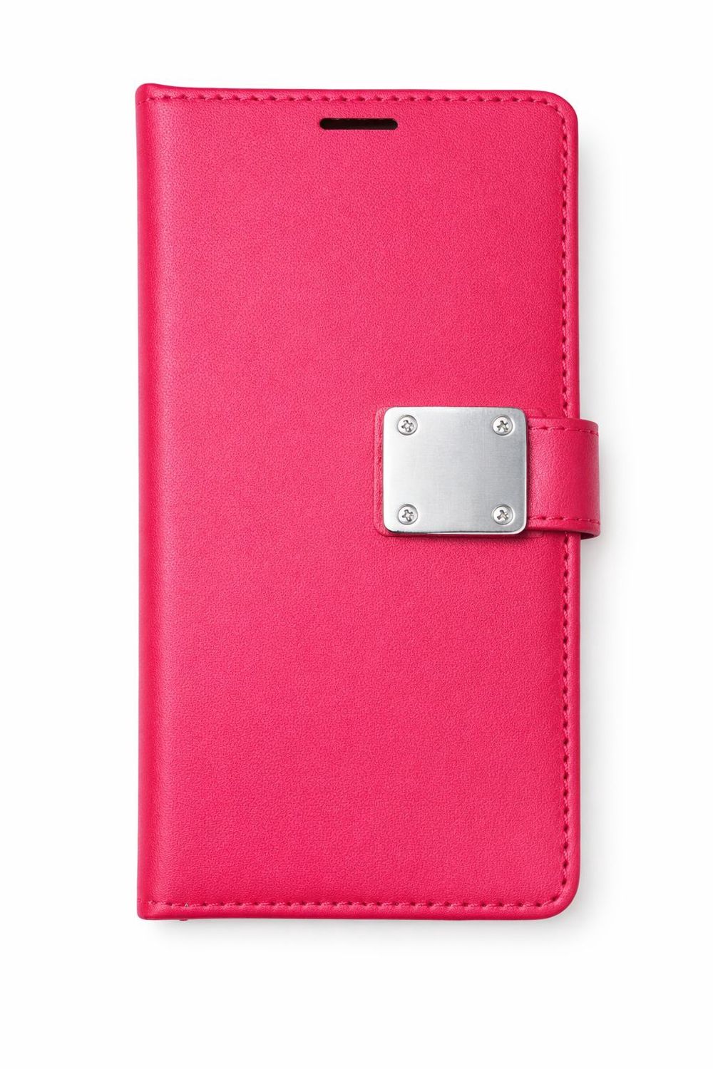 Wallet ID Card Holder Case for iPhone 17 - Hot Pink