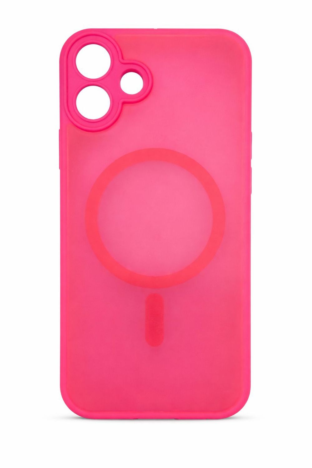 O2 Skin Magnetic Case for Iphone 17- Hot Pink